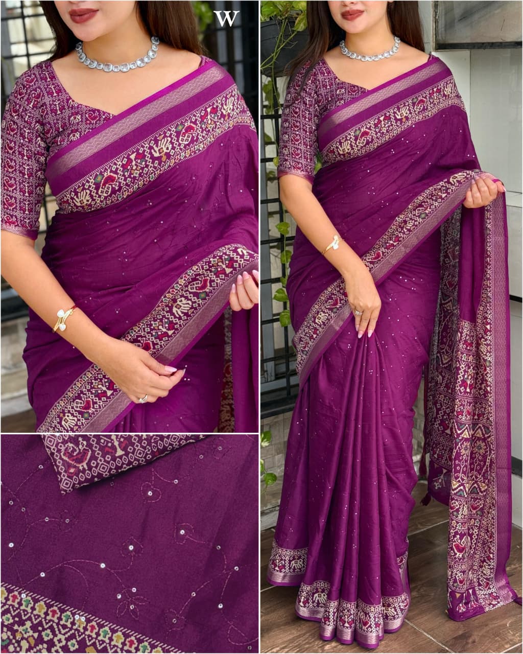 β¨ Designer Neno Banana Ajrakh Printed Saree β Effortless Elegance with Vibrant Charm β¨